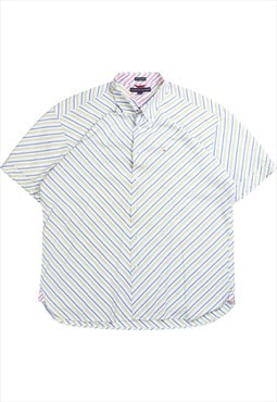 Vintage 90's Tommy Hilfiger Shirt Short Sleeve - Button Up
