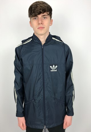 80S VINTAGE ADIDAS RAIN SHELL JACKET