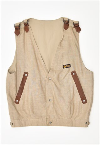 VINTAGE GILET BROWN