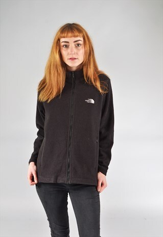 VINTAGE THE NORTH FACE BLACK FLEECE JACKET