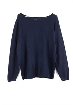 Vintage Tommy Hilfiger Jumper in Blue XL