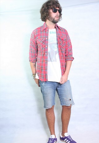 VINTAGE FLANNEL OVERSIZED FESTIVAL SHIRT
