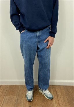 Vintage blue carhartt relaxed fit jeans