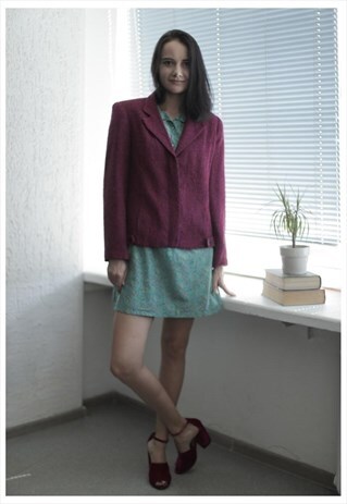 VINTAGE 80'S PURPLE JACKET