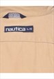 VINTAGE NAUTICA PRINTED BEIGE UTILITY JACKET - L