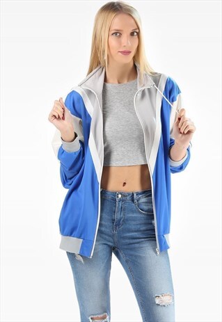 RETRO TRACK JACKETCOLOR BLOCKED