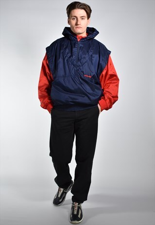 VINTAGE 90S ADIDAS PULLOVER WINDBREAKER JACKET