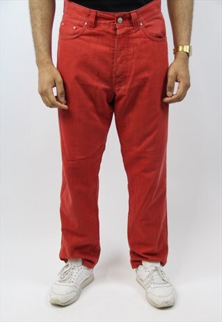 VINTAGE RED VERSACE JEANS