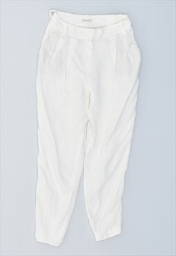 Vintage 90's Massimo Dutti Trousers Off White