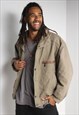 VINTAGE CAMAL CIGARETTES BOMBER JACKET BEIGE