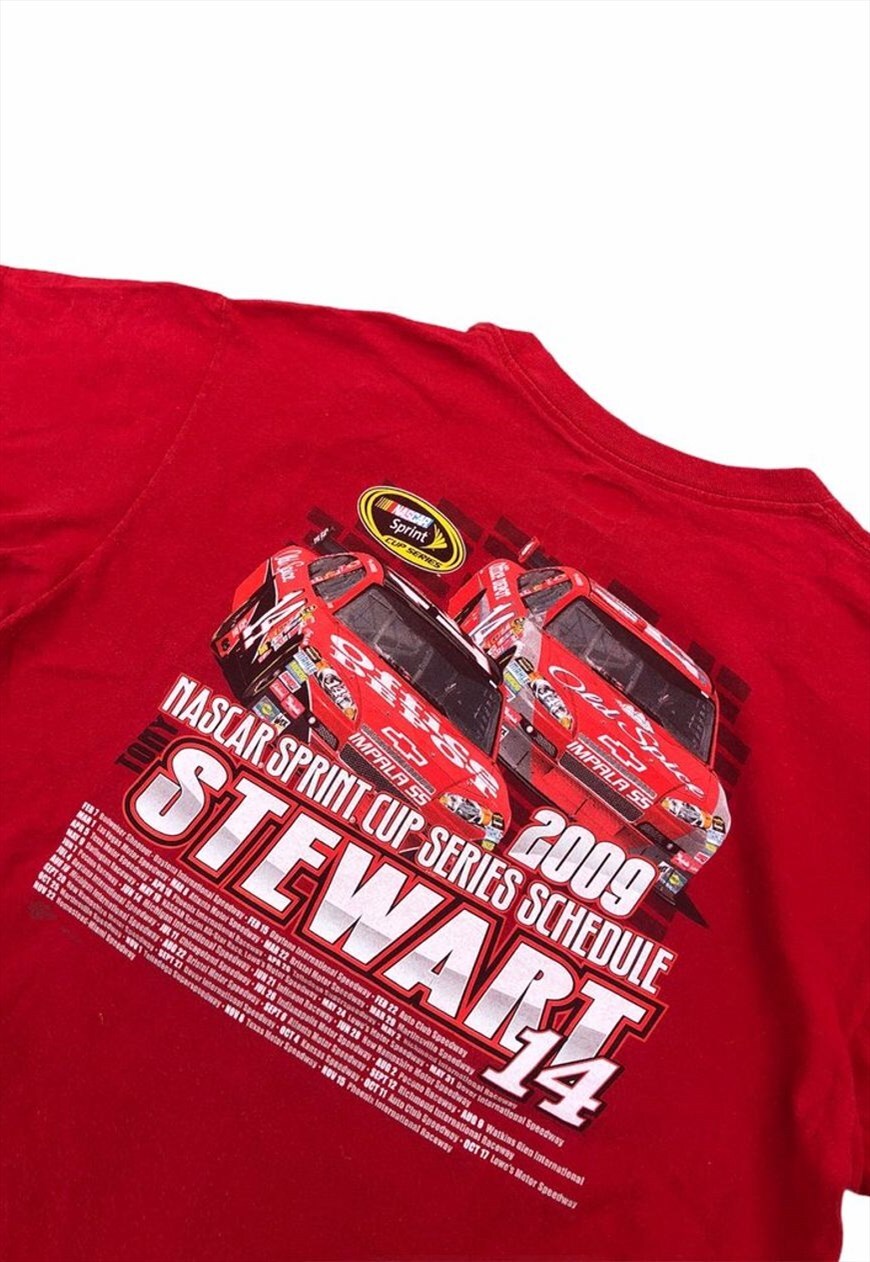 red nascar shirt