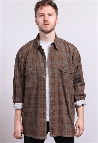 VINTAGE CORDUROY CORD SHIRT