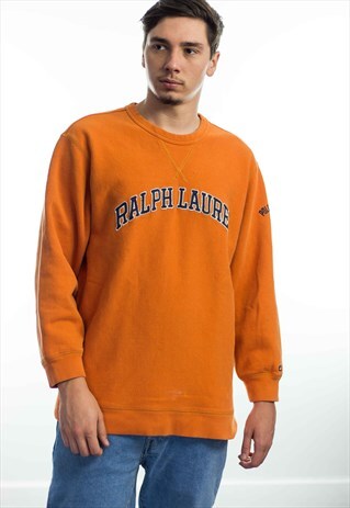VINTAGE POLO RALPH LAUREN SWEATSHIRT JUMPER 90S XL 18.9
