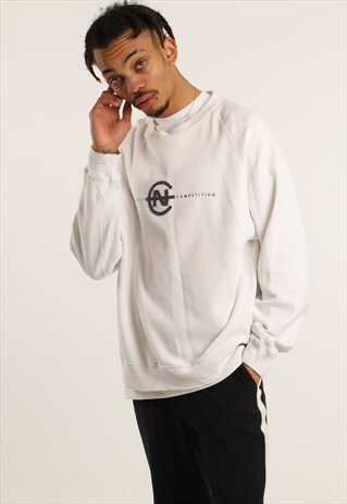 VINTAGE NAUTICA COMPETITION PRINT SPELL OUT SWEATSHIRT