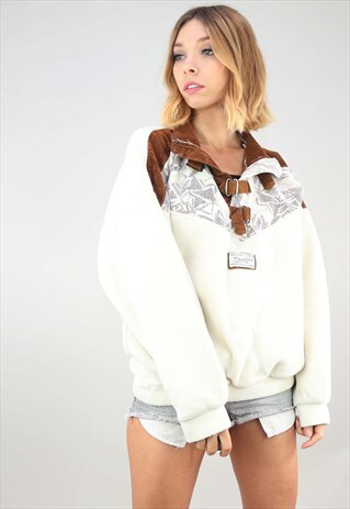 VINTAGE OVERSIZED 1/4 FESTIVAL FLEECE