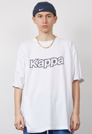 VINTAGE 90'S KAPPA WHITE T-SHIRT
