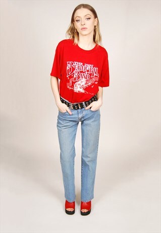 Calvin Klein Jeans (UK 8) vintage light blue y2k bootcut 00s