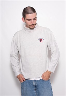 Vintage Reebok 90s Turtleneck Sweatshirt Pullover Jumper