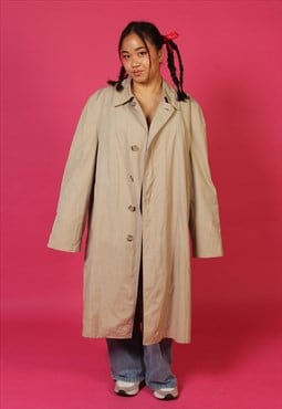 Cream Vintage 80's Trench Jacket