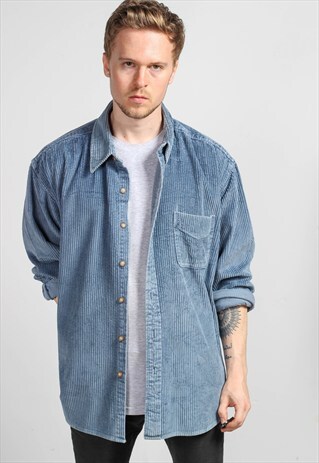 VINTAGE OVERSIZED CORDUROY SHIRT