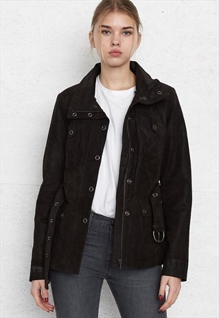 VINTAGE BROWN LEATHER JACKET