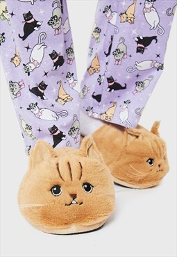 Happy Cat Slippers