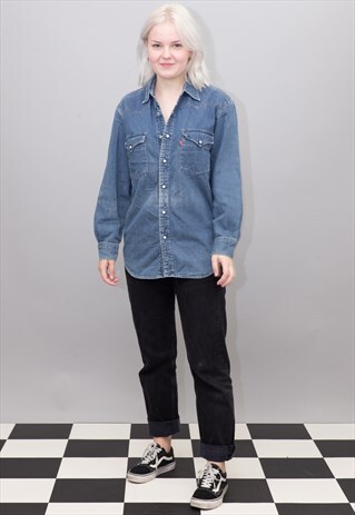 90'S DENIM LEVI'S BLOUSE