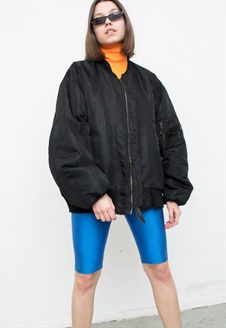 VINTAGE DOUBLE SIDED MA-1 BOMBER JACKET FLIGHT JACKET