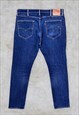 Vintage Levi's 512 Jeans Blue Denim Slim Tapered W38 L32