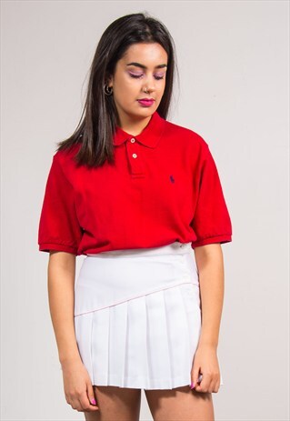 90'S VINTAGE RED RALPH LAUREN POLO T-SHIRT
