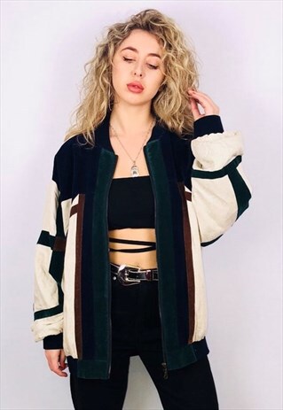 VINTAGE OVERSIZED VELVET INSERT JACKET