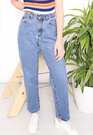 VINTAGE LEE BLUE DENIM MOM JEANS