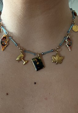 Up cycled Vintage Necklace I Y2K Pendants