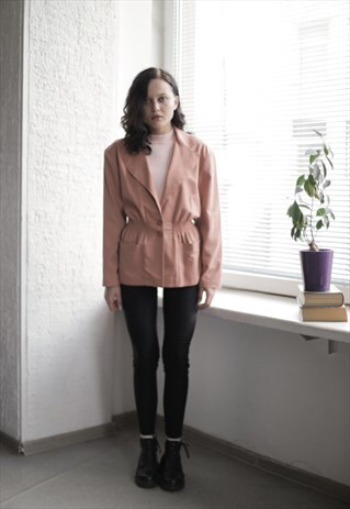 VINTAGE 80'S PEACH JACKET