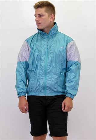 VINTAGE FESTIVAL PATTERN SHELL JACKET