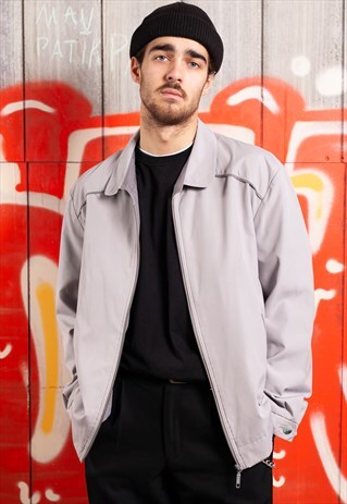 VINTAGE 90S GREY SPRING JACKET