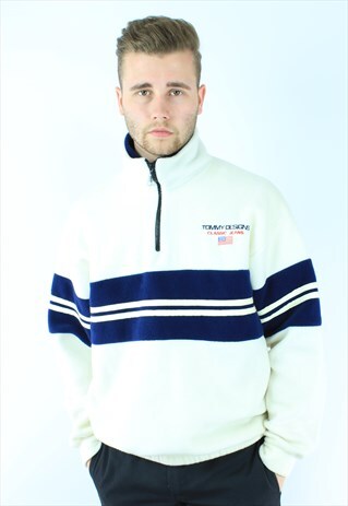 TOMMY SPORTS HALF-ZIP VINTAGE FLEECE