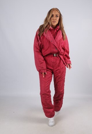 VINTAGE CAPRIOLE FULL SKI SUIT SNOW SPORTS UK 12 - 14 (GA3L)