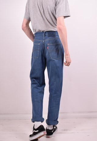 LEVI'S MENS VINTAGE JEANS W32 L31 BLUE 90S