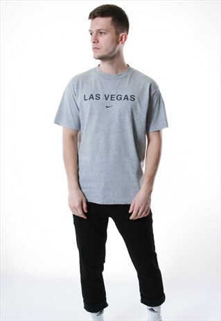 90S VINTAGE NIKE LAS VEGAS OLDSCHOOL T-SHIRT 13433