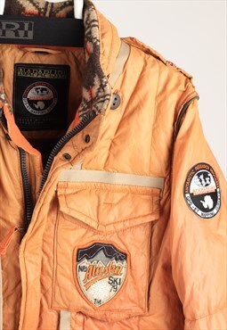 Vintage Napapijri Retro Expedition Team Logo Jacket 