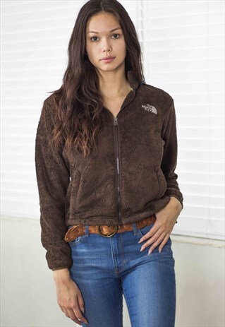 VINTAGE NORTH FACE FLEECE JACKET LOGO 90S S 13.8