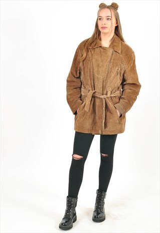 VINTAGE 90'S SUEDE LEATHER JACKET