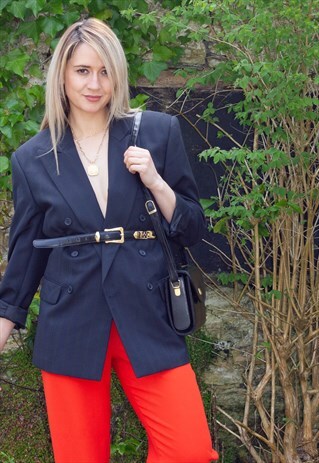 VINTAGE 90'S BOYFRIEND OVERSIZED BLAZER DRESS