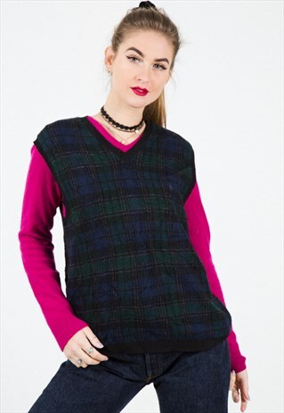 ON SALE VINTAGE 80S P. RALPH LAUREN KNITWEAR VEST / S0656