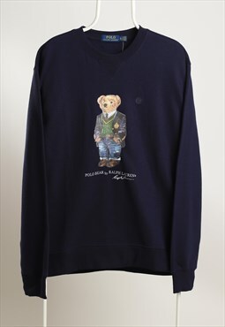 Polo Bear Ralph Lauren Crewneck Sweatshirt Navy