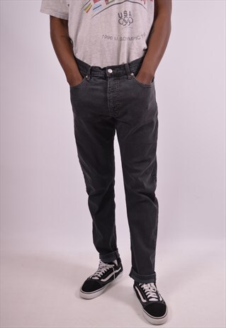 ARMANI MENS VINTAGE JEANS W36 L29 GREY 90S