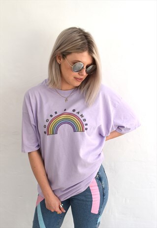 G&G UNISEX ORCHID RAINBOW TEE