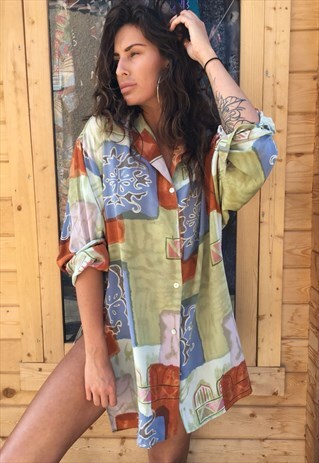 OVERSIZED RETRO 90S 80S VINTAGE UNISEX FESTIVAL SHIRT