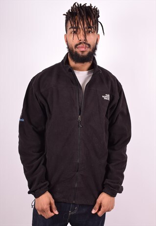 THE NORTH FACE MENS VINTAGE FLEECE JACKET XL BLACK 90'S